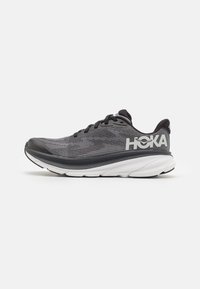 HOKA - CLIFTON 9 YOUTH UNISEX - Hardloopschoenen neutraal - black/white Miniatuurafbeelding 1