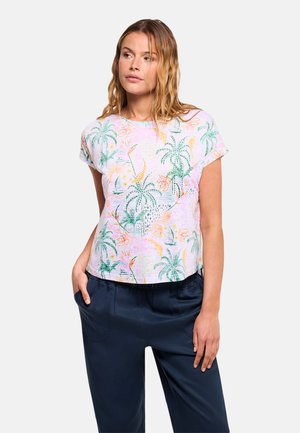 Koala Bay, KOALA BAY CAMISETA PALMERAS MULTICOLOR - TRICHE - Camiseta estampada - multicolor