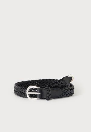 LARDINI, Gevlochten riem - black