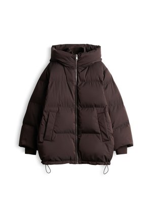 OPUS, LOOSE FIT RIBBED TEXTURE - Manteau d'hiver - affogato
