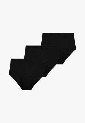 3PK HEAVY ABSORBENCY FULL - Period underwear - black