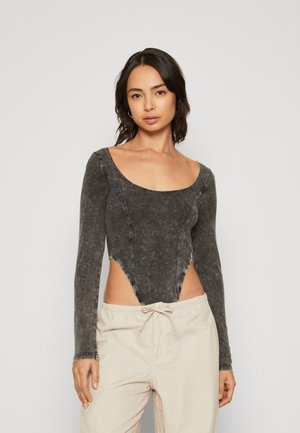 Long sleeved top - anthracite