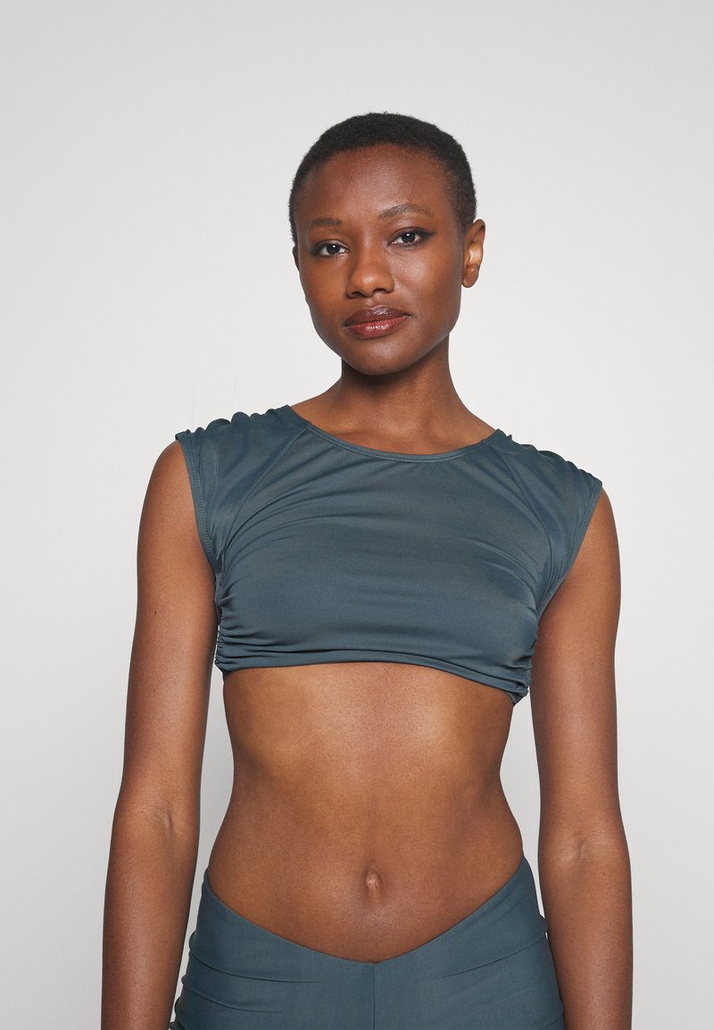 We Are We Wear LUCY SLEEVE - Πάνω μέρος μπικίνι - charcoal
