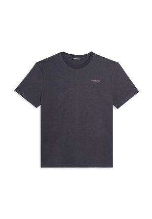 CON LOGO LATO CUORE - T-shirt basic - blue