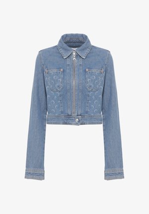 MARINE SERRE, Giacca di jeans - celeste