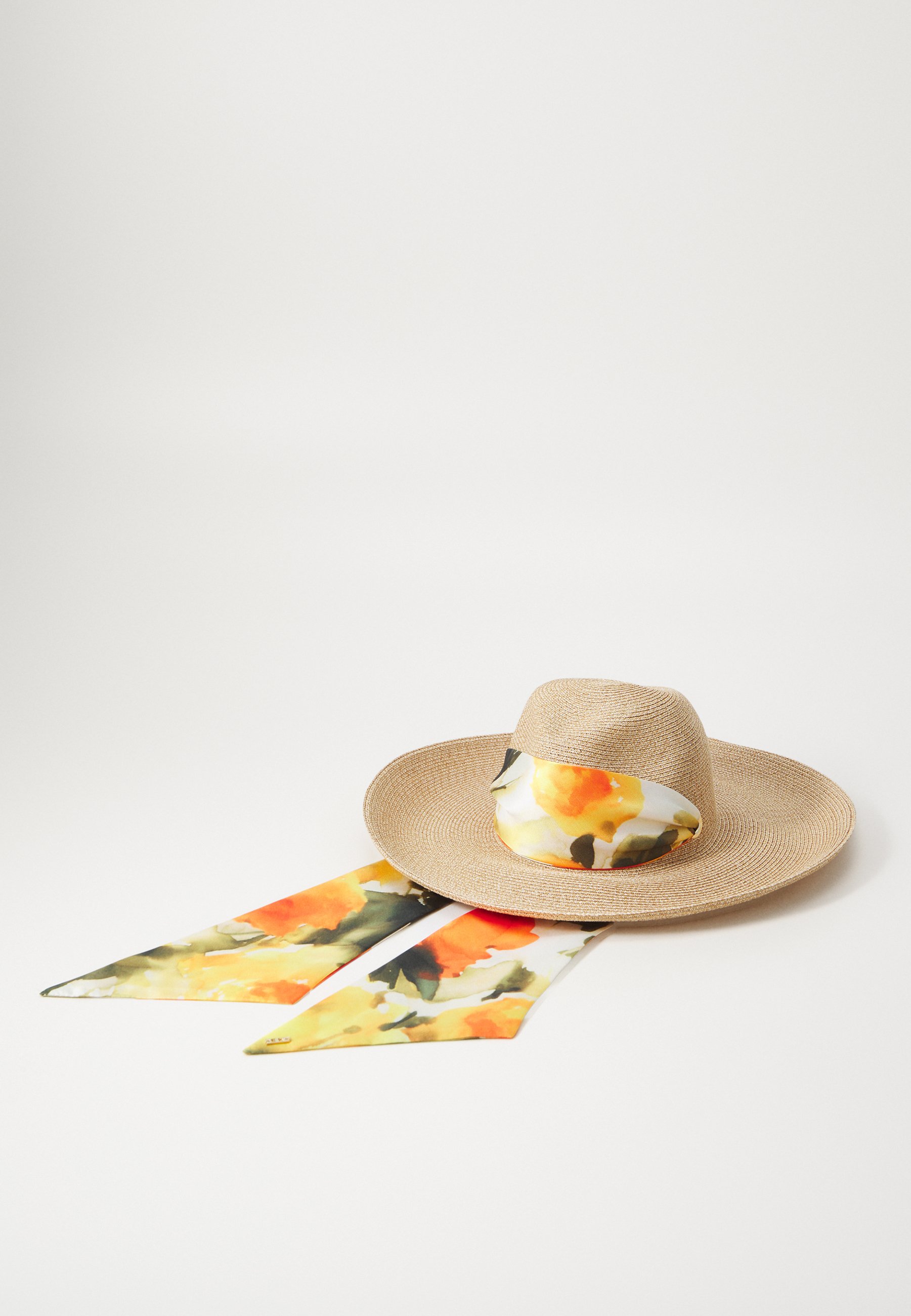 Eugenia Kim Hat Flower Mirabel in Natural with Cream Satin Bow by Eugenia Kim Bridal main image 3
