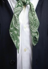 John Henric CLASSIC BANDANA - Tørklæde / Halstørklæder - green