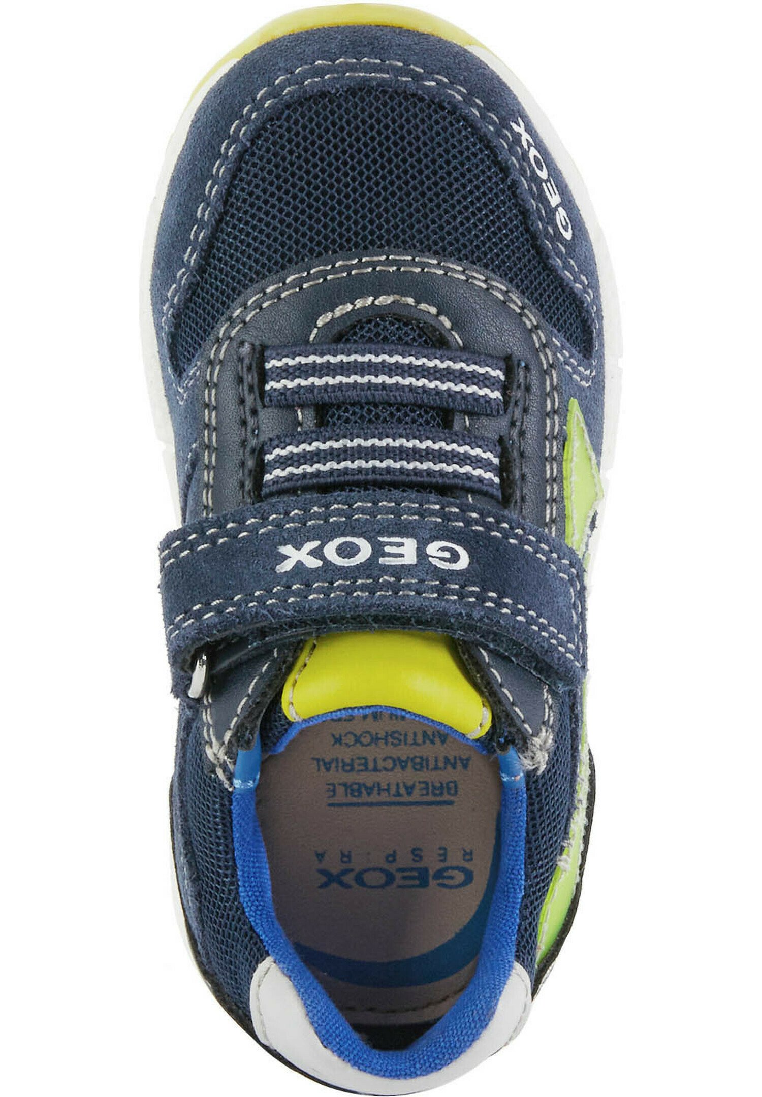 Geox Baby B ALBEN BOY A Sneaker, Blue, 2 UK Child