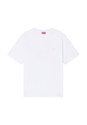 Kenzo, T-shirt con stampa - white