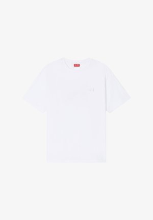 Kenzo, T-shirt con stampa - white