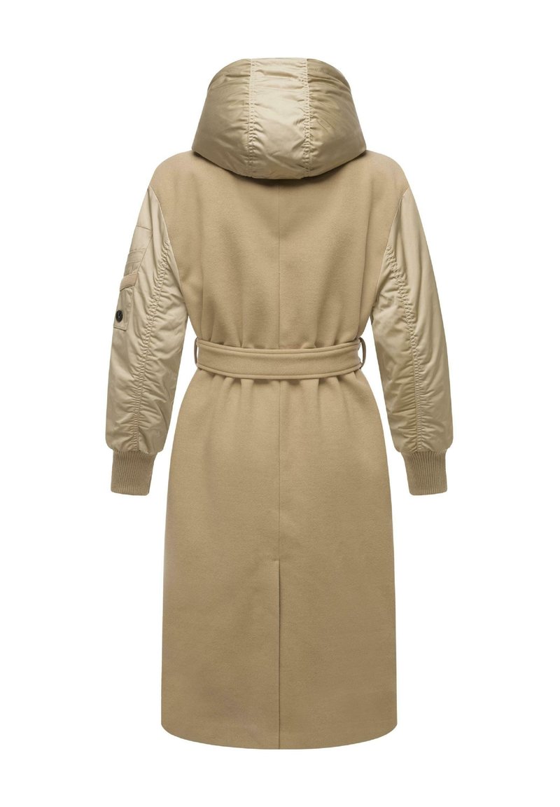 Navahoo Damen Mantel Übergangs Jacke Lang