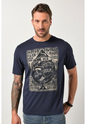 SHORT SLEEVE - T-Shirt print - navy blue