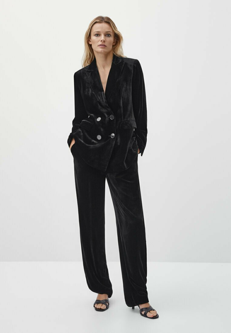 Massimo Dutti Pantaloni - black/nero - Zalando.it