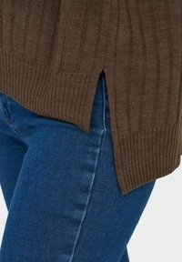 ONLY ONLNEW TESSA HOOD DETAIL - Maglione - chestnut