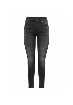 ONLY, SKINNY FIT JEANS ONLWAUW MID WAIST SKINNY FIT JEANS - Jean slim - washed black