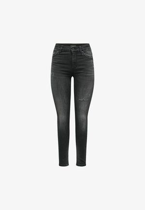 ONLY, SKINNY FIT JEANS ONLWAUW MID WAIST SKINNY FIT JEANS - Jeans Slim Fit - washed black