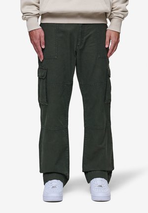RISLEY - Cargo trousers - olive green