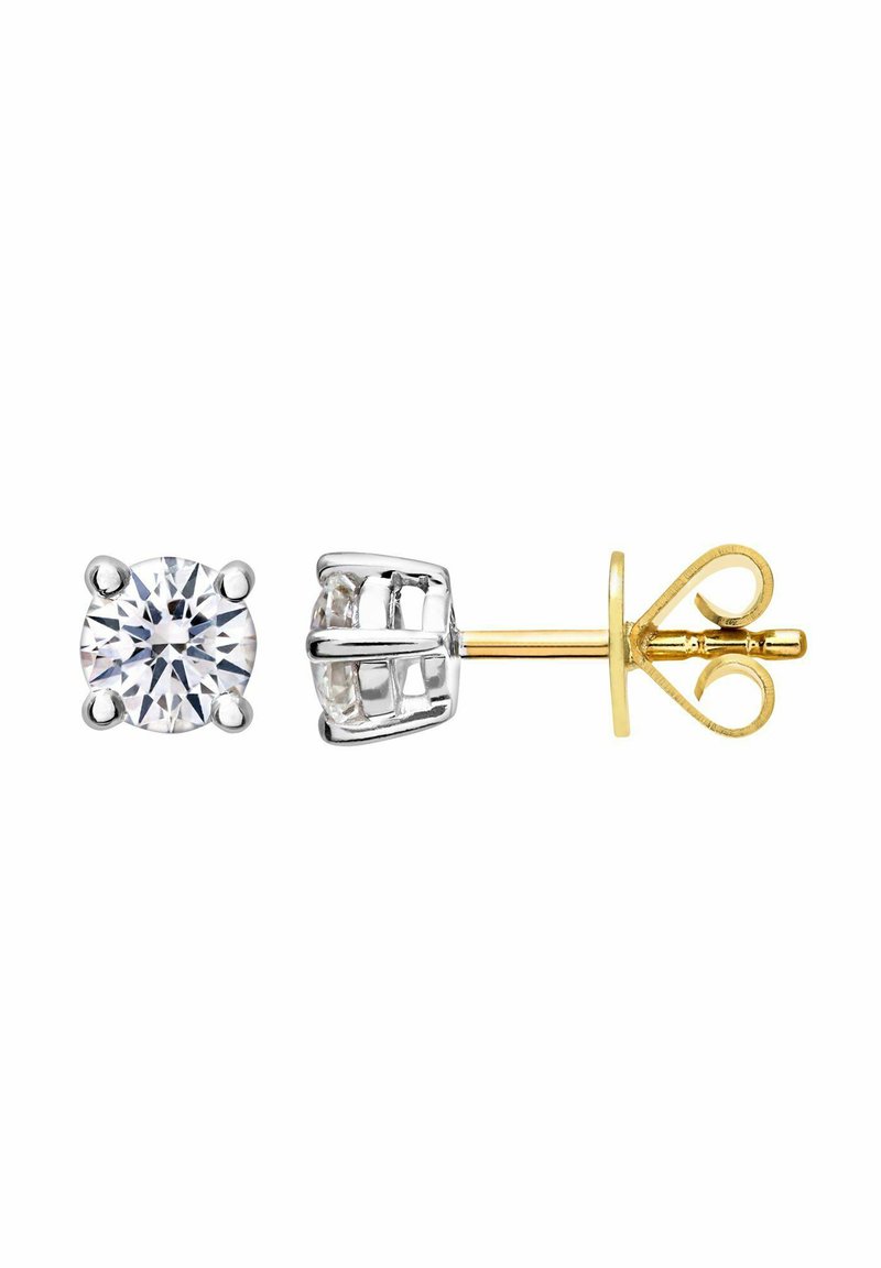 DIAMANT L'ÉTERNEL ROUND BRILLIANT  - Auskarai - yellow gold