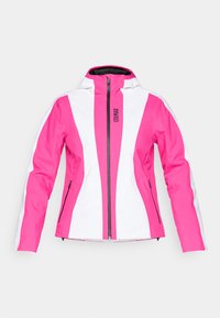 LADIES JACKET - Chaqueta de esquí - bianco/hot pink