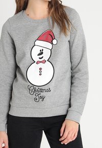 Vero Moda Sweater - mottled light grey