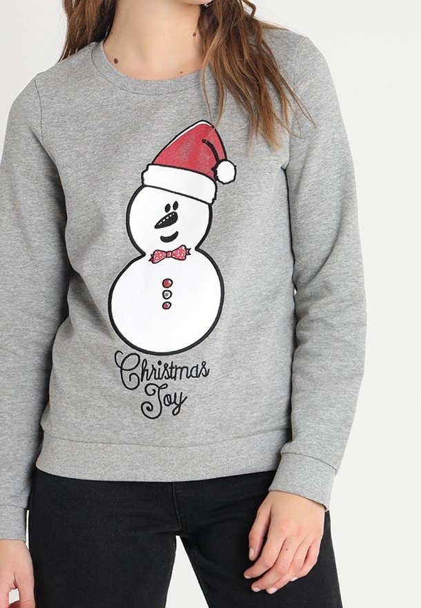 Vero Moda Sweater - mottled light grey