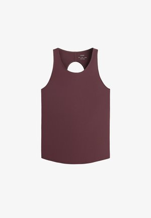 OYSHO, CROSS-BACK MODAL T-SHIRT 32962292 - Débardeur - burgundy