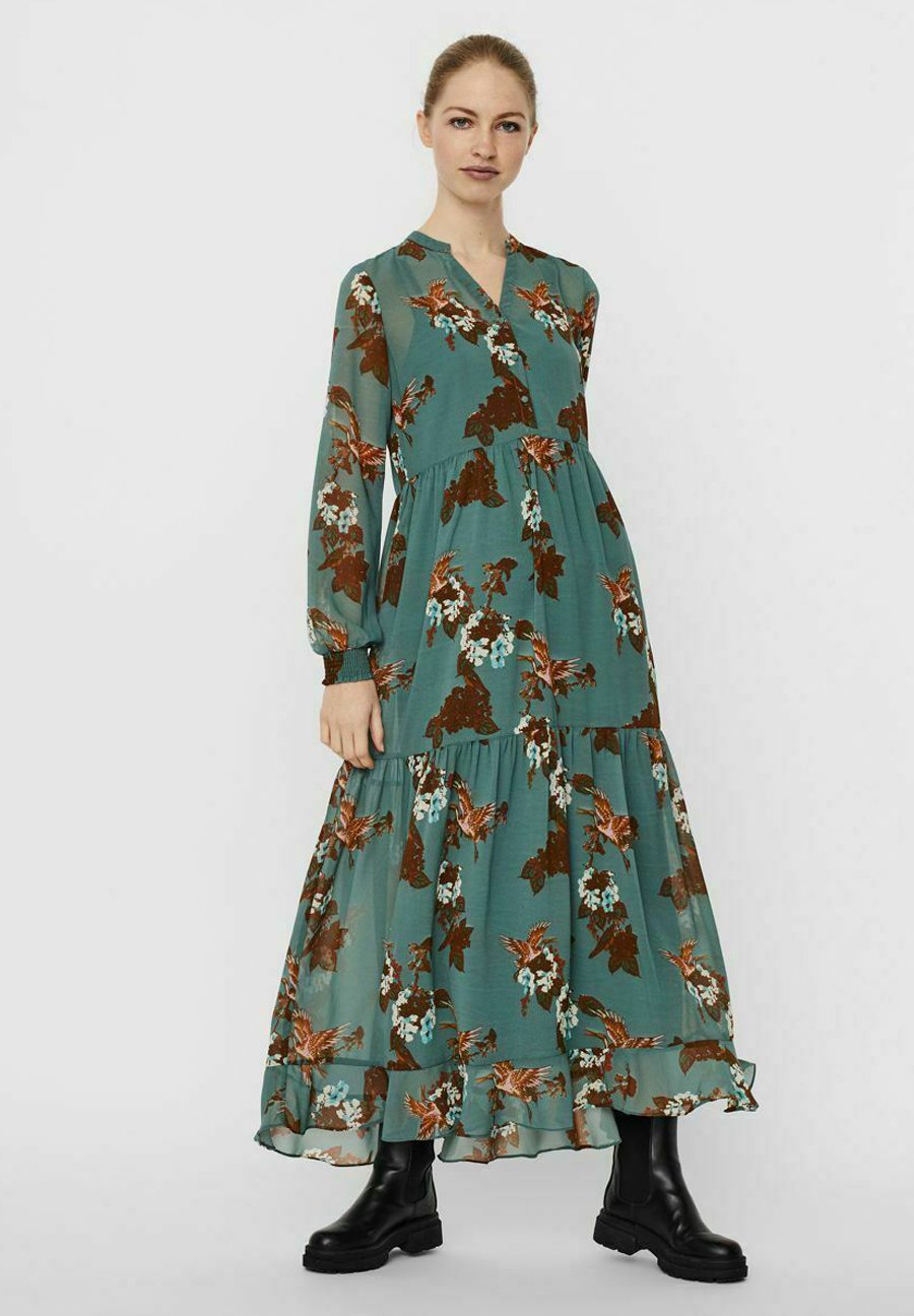 robe verte vero moda