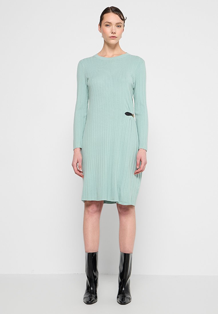 Apart Gebreide jurk mintgroen