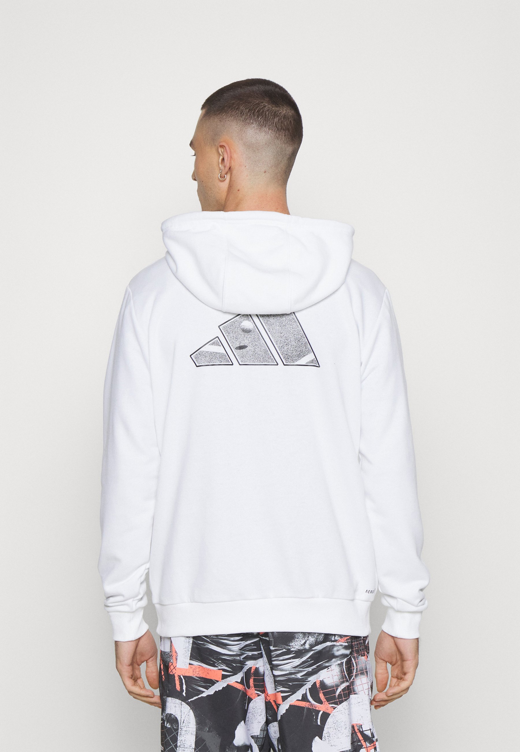 adidas Performance CLUB HOODIE - Sweat à capuche - white/blanc - ZALANDO.FR
