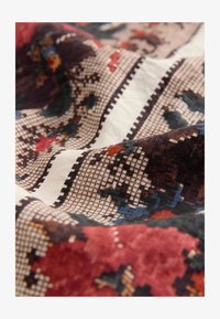 Non sélectionné, red multi floral tapestry stripe