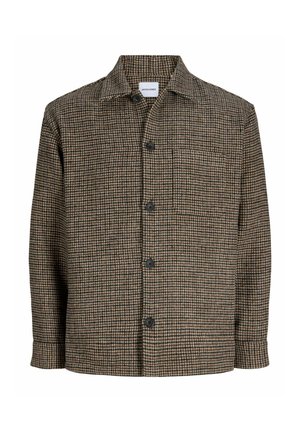 Jack & Jones, JJESOHO OLLIE OVERSHIRT LS SN - Chemise - cocoa