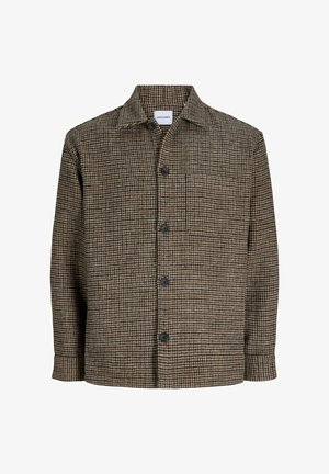 Jack & Jones, JJESOHO OLLIE OVERSHIRT LS SN - Veste légère - cocoa