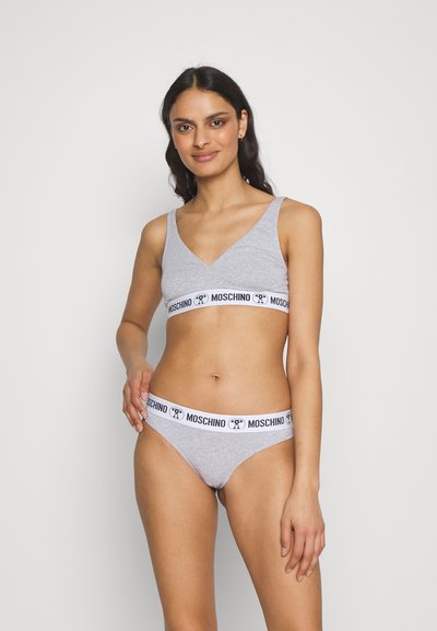 Moschino Underwear TRIANGLE - Sujetador sin aros - grey