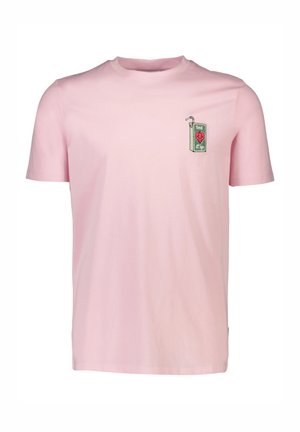 Lindbergh, EMBROIDERY TEE - T-shirt basique - lavender pink