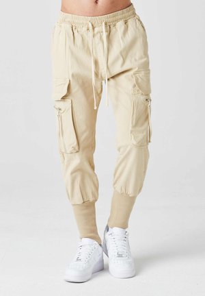 PREMIUM 2Y0111 SLIM FIT - Pantalones cargo - beige