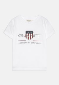 GANT - ARCHIVE SHIELD UNISEX - Potiskana majica - white Miniaturna slika 1