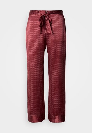 LOUNGE MOI ET TOI TIE UP - Pidžaama alumine osa - dark red