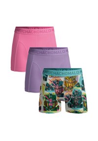 MUCHACHOMALO 3-PACK SOLID - Uske bokserice - print purple pink