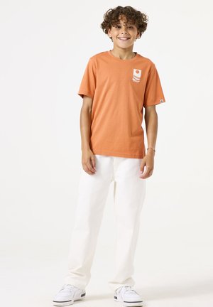 Garcia T-shirt print - orange peel