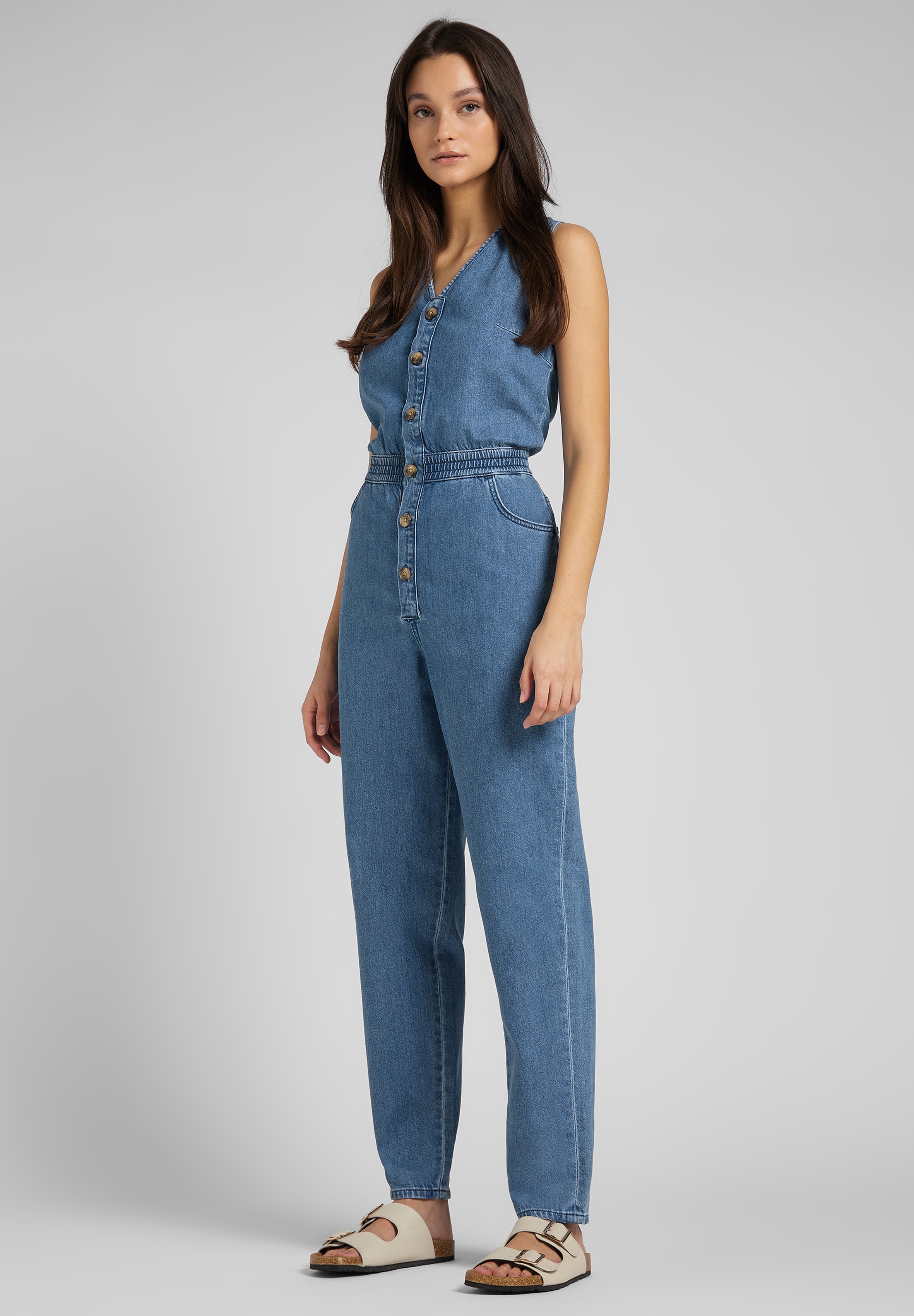 Lee Tuta jumpsuit - blue denim/blu denim - Zalando.it