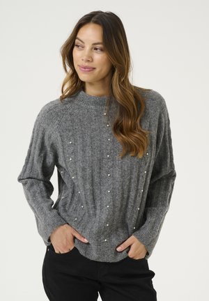 CRPEARLY KNIT - Jumper - asphalt melange