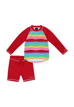 VILLERVALLA STRIPES SET - Traje de baño - rot