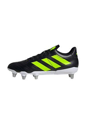 KAKARI SOFT GROUND - Fußballschuhe für festen Untergrund - core black   lucid lemon   cloud white