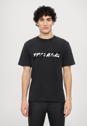 Print T-shirt - black