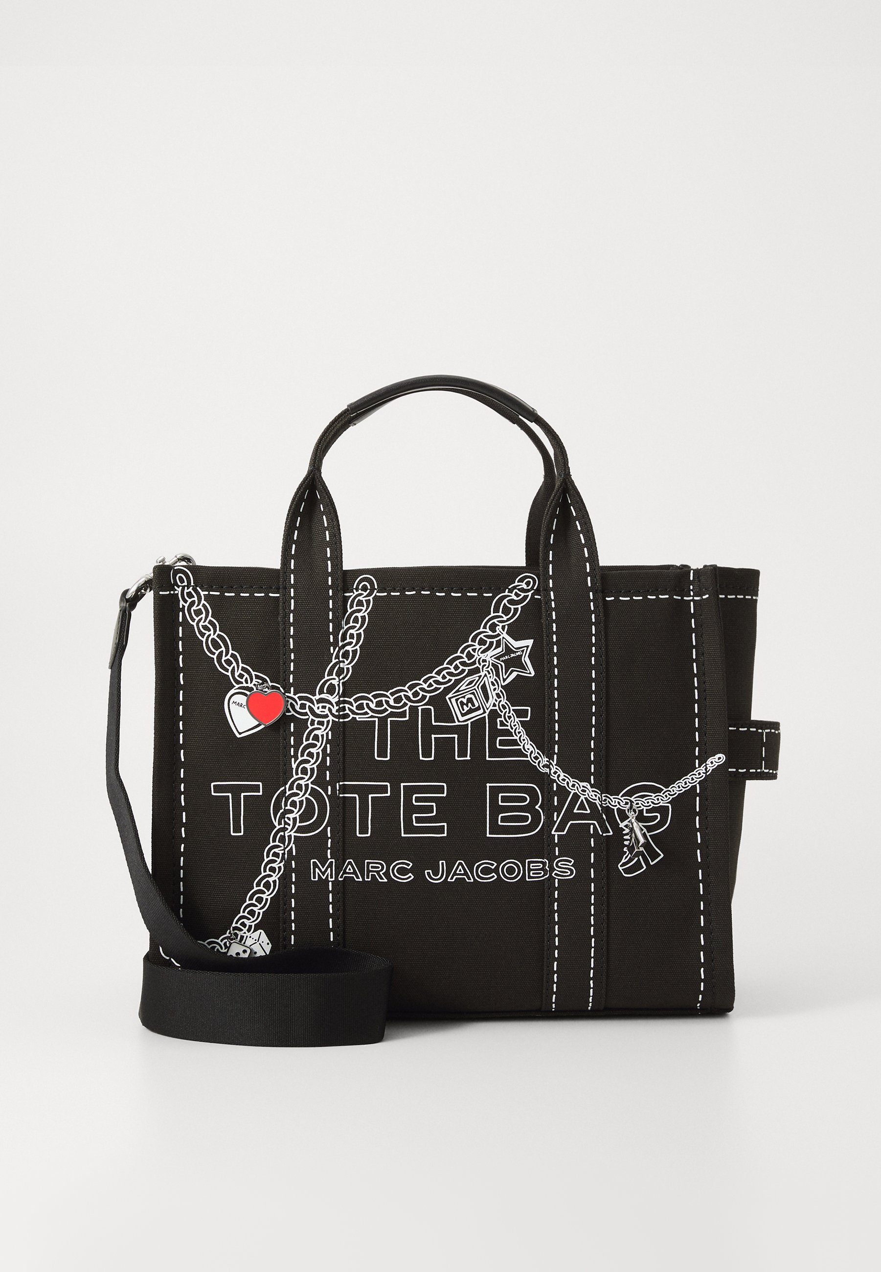 MARC JACOBS THE MEDIUM TOTE - Handbag - black/multi-coloured