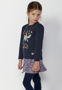 Koroshi Top s dlhým rukávom - navy