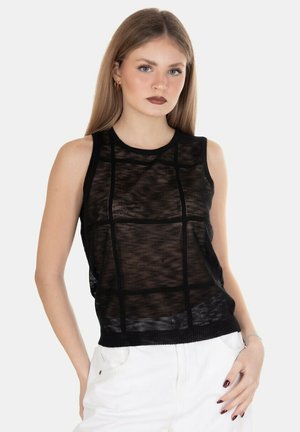 MIMI MUA CANOTTA - Top - nero
