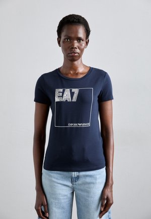 T-shirt imprimé - armani blue