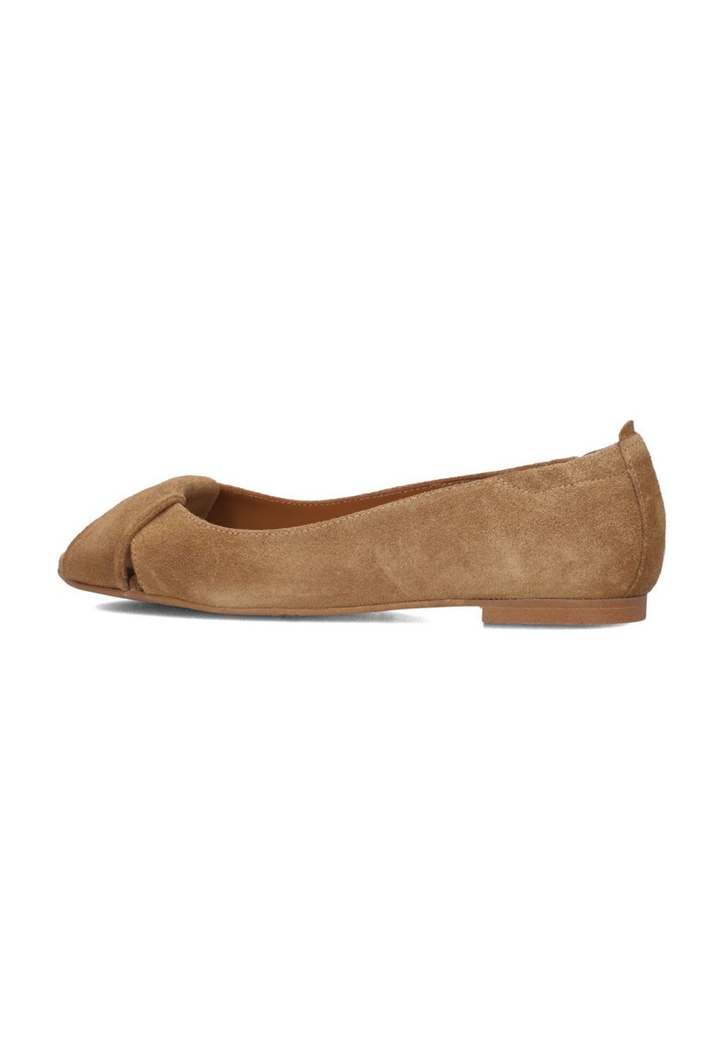 Billi Bi Ballerines à bout ouvert - cuoio baby silk suede
