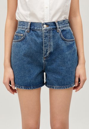 Farkkushortsit - blue denim